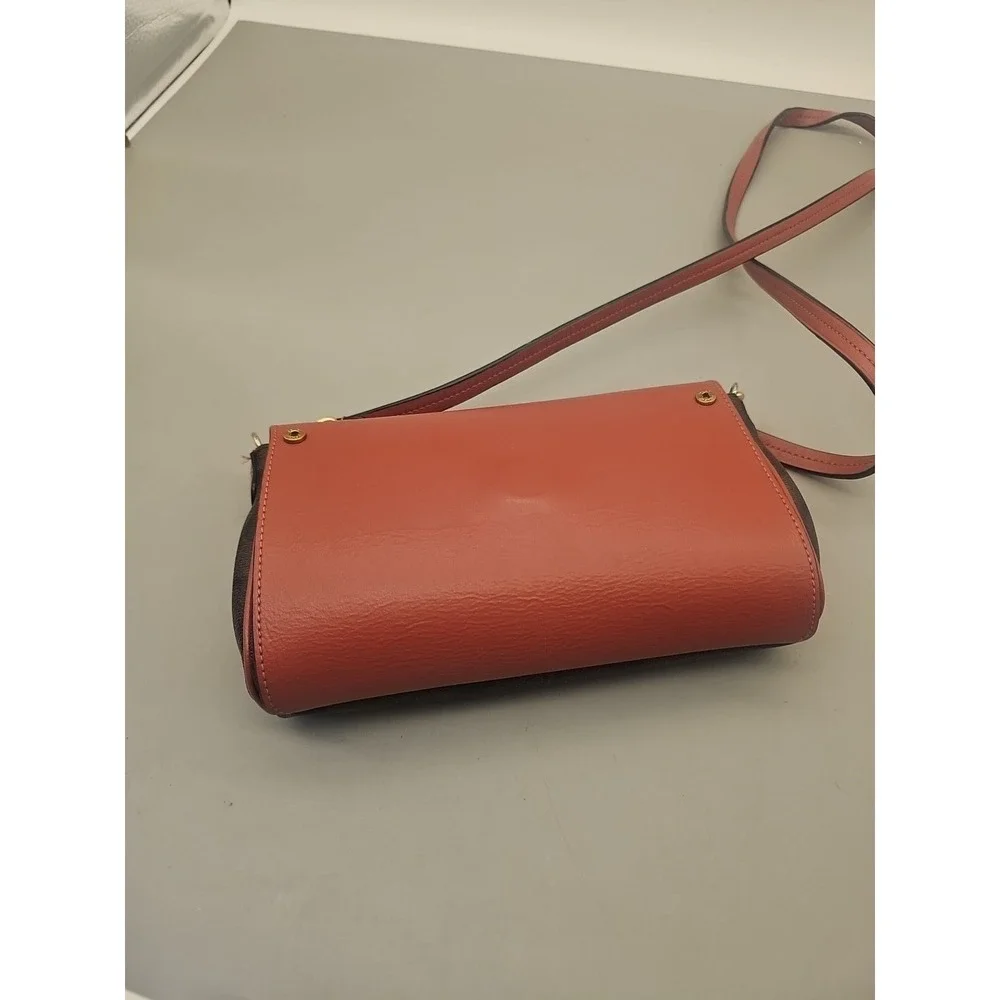Coach Signature Reversible 2 IN 1 Crossbody Bag‎ Magnet Rose Brown F59534